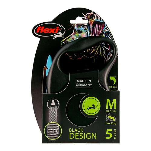 Samonavíjecí vodítko Flexi Black Design – 5 m