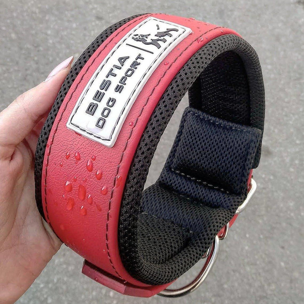 Výcvikový obojek BESTIA Dog Sport – červený